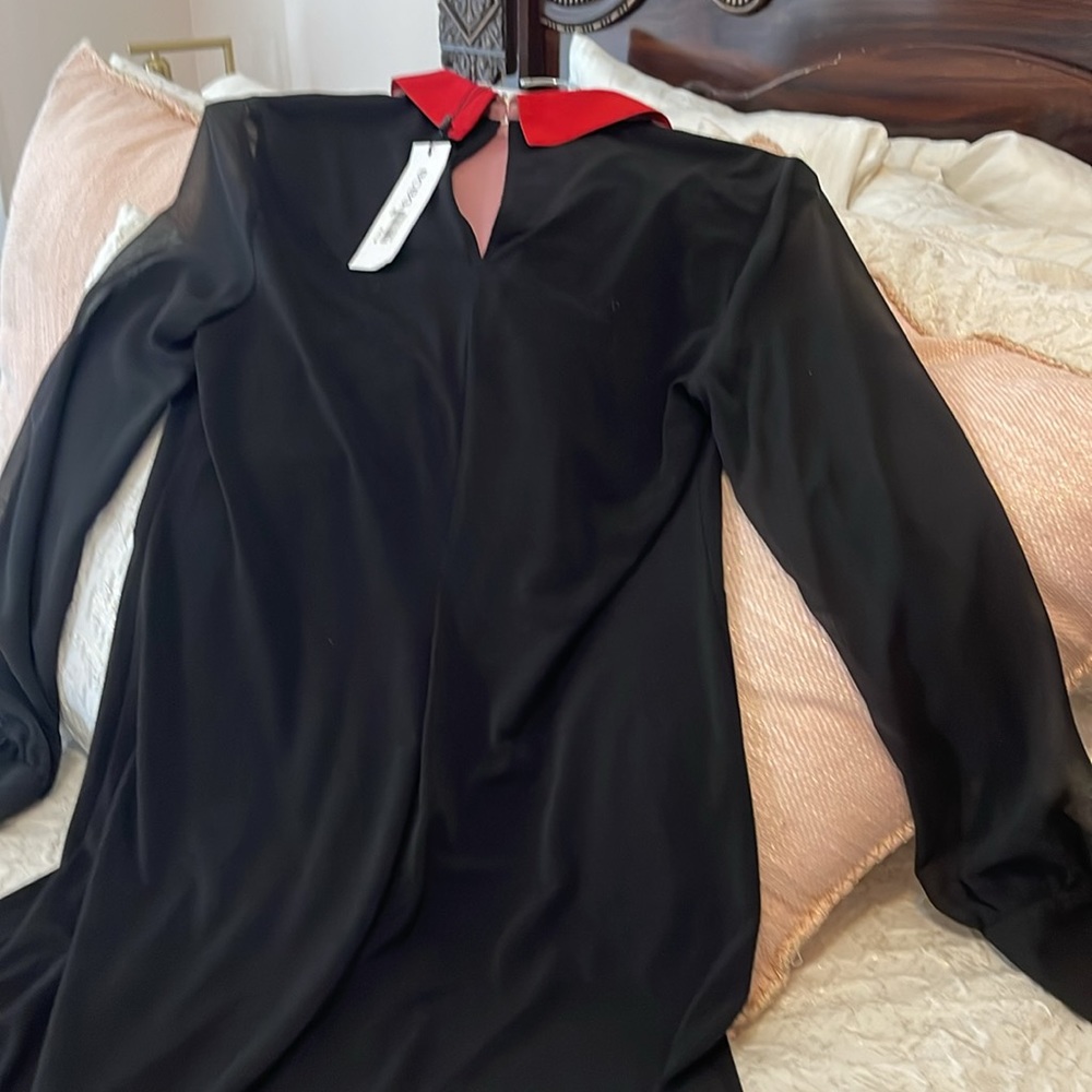Black BCB generation size medium cocktail dress - Picture 6 of 8